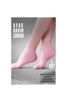 Ayak Bakım Çorabı Silikon Ayak Krem Uygulama Koruyucu Çorap