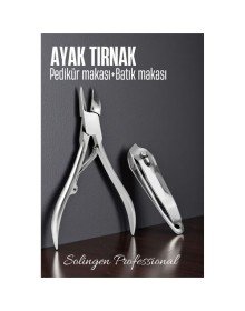 Ayak Tırnak Makası Batık Tırnak Makas Seti Pedikür Tırnak Makası Merys Solingen