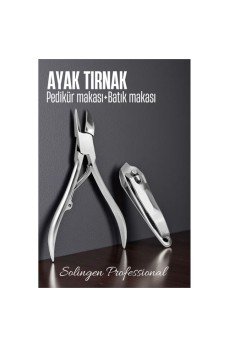 Ayak Tırnak Makası Batık Tırnak Makas Seti Pedikür Tırnak Makası Merys Solingen