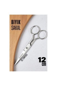 Ice Tempered 702 Bıyık Makası - Bıyık Sakal Düzeltme Makası Kuaför Makası 12 cm