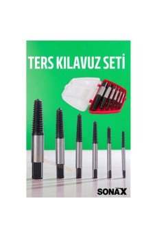 Ters Kılavuz 6 lı Set Saf Çelik Kırık Civata Vida Sökücü Kırılmış Vida Civata Sökme Aparatı Ters Kılavuz 6 lı Set Saf Çelik Kırık Civata Vida Sökücü Kırılmış Vida Civata Sökme Aparatı