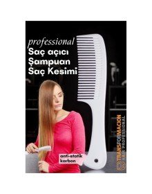 Dolaşık Saç Açıcı Tarak - Şampuan Saç Boyası Tarağı - Geniş Dişli Saç Kesim Tarağı Profesyonel