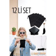 Kumaş Gözlük Kılıfı 6+6 Kılıf+Bezli SET Kumaş Gözlük Kılıfı 6+6 Kılıf+Bezli SET