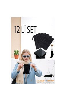 Kumaş Gözlük Kılıfı 6+6 Kılıf+Bezli SET Kumaş Gözlük Kılıfı 6+6 Kılıf+Bezli SET