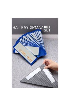 Halı Kaydırmaz - Halı Kilim Yolluk Kayma Önleyici Yapışkan 16 lı SET