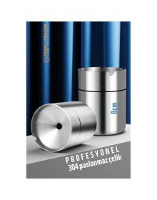 Duman Vermeyen At Sönsün Küllük - Çelik Metal Kül Tablası -Masaüstü Küllük