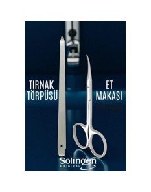 Tırnak Eti Makası Kavisli ve Profesyonel Çelik Törpü SETİ