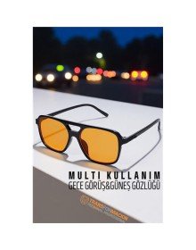 Gece Sürüş Görüş Parlama Önleyici  Gece Gözlüğü Sis Far Işık Önleyici Anti-Fog Gözlük