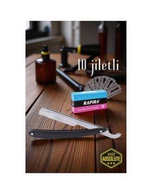 Berber Usturası - 10 Jiletli Türk Tipi Berber Tıraş Usturası