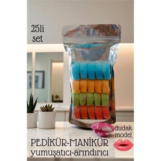 Pedikür Manikür Tozu Profesyonel - Yumuşatıcı Arındırıcı Toz 25 li SET Pedikür Manikür Tozu Profesyonel - Yumuşatıcı Arındırıcı Toz 25 li SET