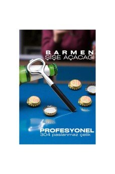 Barmen Şişe Açacağı - Profedsyonel Şişe Açacağı 304 Çelik