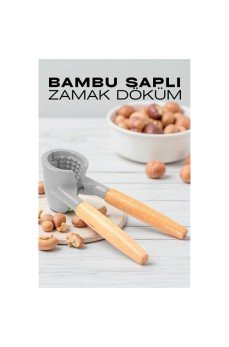 Fındık ve Ceviz Kırıcı - Bambu Saplı Döküm Ceviz Fındık Kıracağı