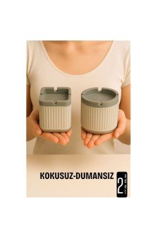 Kokusuz Dumansız Küllük - 2 li Küllük Seti Kafe Küllüğü Restoran Küllüğü Masaüstü Küllük Kokusuz Dumansız Küllük - 2 li Küllük Seti Kafe Küllüğü Restoran Küllüğü Masaüstü Küllük