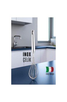 Inox Çelik Çırpıcı Italyan Dizayn