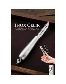 Inox Soyacak - Sebze Soyacağı - Kabak Dolma Oyacağı 2 li SET
