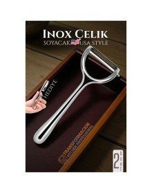 Inox Soyacak - Sebze Soyacağı - Kabak Dolma Oyacağı 2 li SET