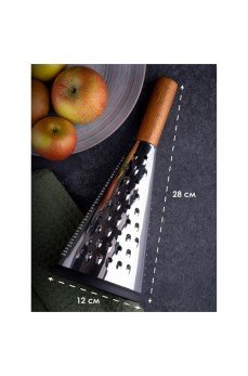 El Rendesi - Konik Tip Ergonomik 3 Taraflı Profesyonel 304 Paslanmaz Çelik