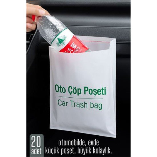 Pratik Çöp Poşeti - Yapışkanlı Çöp Poşeti 20 Lİ PAKET Pratik Çöp Poşeti - Yapışkanlı Çöp Poşeti 20 Lİ PAKET