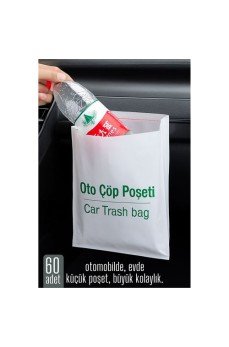 Pratik Çöp Poşeti - Yapışkanlı Çöp Poşeti 60 LI PAKET Pratik Çöp Poşeti - Yapışkanlı Çöp Poşeti 60 LI PAKET