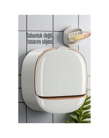 Tasarım Obje Sabunluk - Kendinden Yapışkanlı Sabunluk