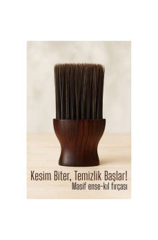 Berber Ense Fırçası Saç Temizleme Fırçası - Berber Temizlik Fırçası Masif Ahşap Berber Ense Fırçası Saç Temizleme Fırçası - Berber Temizlik Fırçası Masif Ahşap