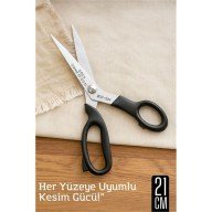 Çok Amaçlı Makas – 21 cm Uzunluk | 11 cm Kesim Bıçağı | Paslanmaz Çelik, Ergonomik Sap Çok Amaçlı Makas – 21 cm Uzunluk | 11 cm Kesim Bıçağı | Paslanmaz Çelik, Ergonomik Sap
