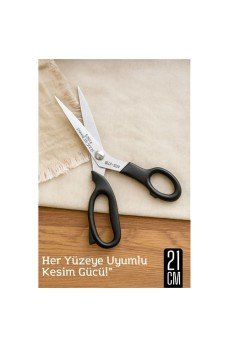 Çok Amaçlı Makas – 21 cm Uzunluk | 11 cm Kesim Bıçağı | Paslanmaz Çelik, Ergonomik Sap Çok Amaçlı Makas – 21 cm Uzunluk | 11 cm Kesim Bıçağı | Paslanmaz Çelik, Ergonomik Sap