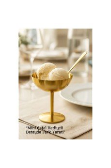 Gold Inox Çelik Ayaklı Dondurma ve Sunum Kasesi – Tatlı, Lokum ve Sunum Kabı Gold Inox Çelik Ayaklı Dondurma ve Sunum Kasesi – Tatlı, Lokum ve Sunum Kabı