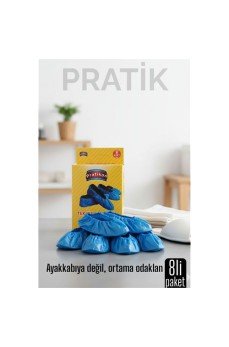 8 li KUTULU Pratik Galoş  Tek Kullanımlık Ayakkabı Kılıfı – Hijyenik ve Pratik Koruma