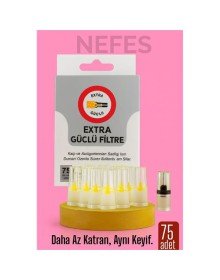 75'Lİ Filtreli Ağzılık Extra Güçlü Sigara Filtresi