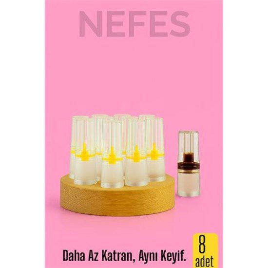 8'li Filtreli Ağzılık Extra Güçlü Sigara Filtresi