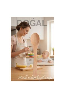 Doğal Gürgen Bebek Mama ve Hazırlık Kaşığı – 13 cm, Mini Boy, Şık ve Pratik Doğal Gürgen Bebek Mama ve Hazırlık Kaşığı – 13 cm, Mini Boy, Şık ve Pratik