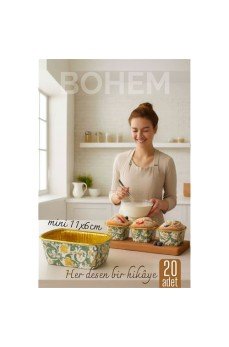 Bohem Dikdörtgen Kek Kalıbı , Alüminyum  Cupcake Muffin Kalıbı 20'li Paket