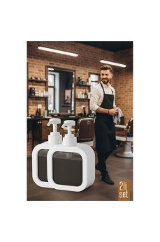 2 li Berber Sabunluğu – Modern Pompalı Dispenser | Sıvı Sabun, Şampuan, Losyon İçin 300 ml 2 li Berber Sabunluğu – Modern Pompalı Dispenser | Sıvı Sabun, Şampuan, Losyon İçin 300 ml
