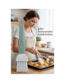 Yumurta Fırçası 18 CM Mutfak Yağlama Sos Sürme Fırçası Pasta Hamur Fırçası