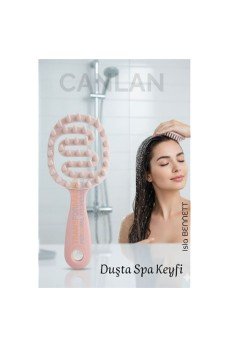 Silikon Saç Masaj Tarağı – Saç Yıkama Tarağı Duşta Rahatlatıcı Yıkama ve Derin Temizlik Etkisi