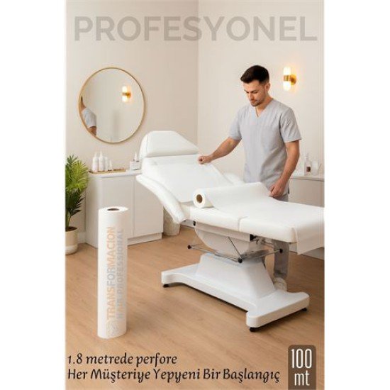 Tek Kullanımlık 60 cm x 100 m 1.80 mt Perforeli Sedye Örtüsü – Muayene ve Güzellik Salonları İçin Tek Kullanımlık 60 cm x 100 m 1.80 mt Perforeli Sedye Örtüsü – Muayene ve Güzellik Salonları İçin