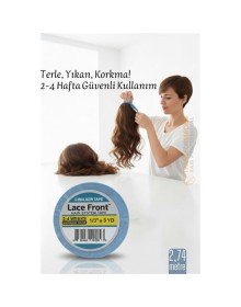 Protez Saç Bandı - 2-4 Haftalık Peruk Bandı Walker Tape Lace Front 1cmx2.75  metre