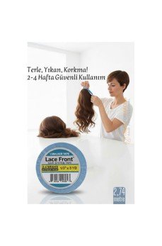 Protez Saç Bandı - 2-4 Haftalık Peruk Bandı Walker Tape Lace Front 1cmx2.75  metre
