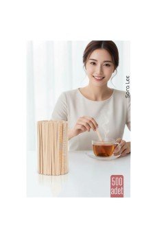 Ahşap Karıştırıcı Kaşık – 500’lü Paket | Çay, Kahve ve Servis İçin Hijyenik ve Pratik!