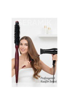 Profesyonel Kuaför 25 mm Ceramic Ionic Nano Fön Fırçası – 26 cm Uzunluk, Profesyonel Kuaför Serisi