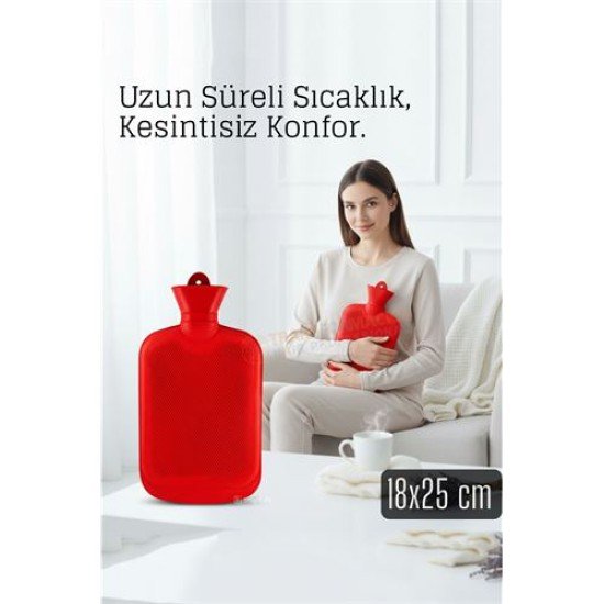 Kauçuk Sıcak Su Torbası –18x25 cm Termofor | Termal Torba Kauçuk Sıcak Su Torbası –18x25 cm Termofor | Termal Torba