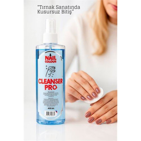 Profesyonel Tırnak Temizleyici – Jel & Akrilik İçin 400 ml Spray Nail Cleanser Profesyonel Tırnak Temizleyici – Jel & Akrilik İçin 400 ml Spray Nail Cleanser