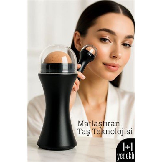 Volkanik Taşlı Yağ Emici Yüz Roller - + Yedek Taşlı Set – Ciltteki Yağı Anında Al, Mat Görünüm Kazan! Volkanik Taşlı Yağ Emici Yüz Roller - + Yedek Taşlı Set – Ciltteki Yağı Anında Al, Mat Görünüm Kazan!