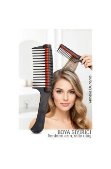 Profesyonel Saç Boyama Tarağı – Renk Ayırıcı & Boya Sıyırıcı Kuaför Tarağı