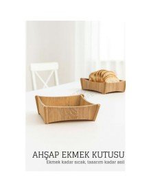 Ahşap Ekmek Kutusu - Doğal, Şık ve Fonksiyonel