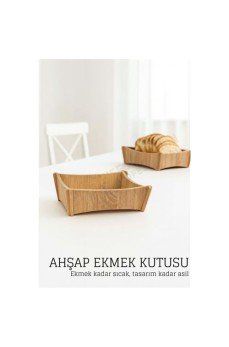 Ahşap Ekmek Kutusu - Doğal, Şık ve Fonksiyonel Ahşap Ekmek Kutusu - Doğal, Şık ve Fonksiyonel
