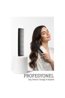 Kuaför Saç Kesim Tarağı - Profesyonel Berber Kesim Tarağı