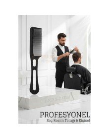 Kuaför Saç Kesim Tarağı - Profesyonel   Tasarım Berber Kesim Tarağı