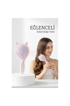 Doğal Antistatik Hava Yastıklı Saç Fırçası - Dolaşık Saç Açıcı Tarak